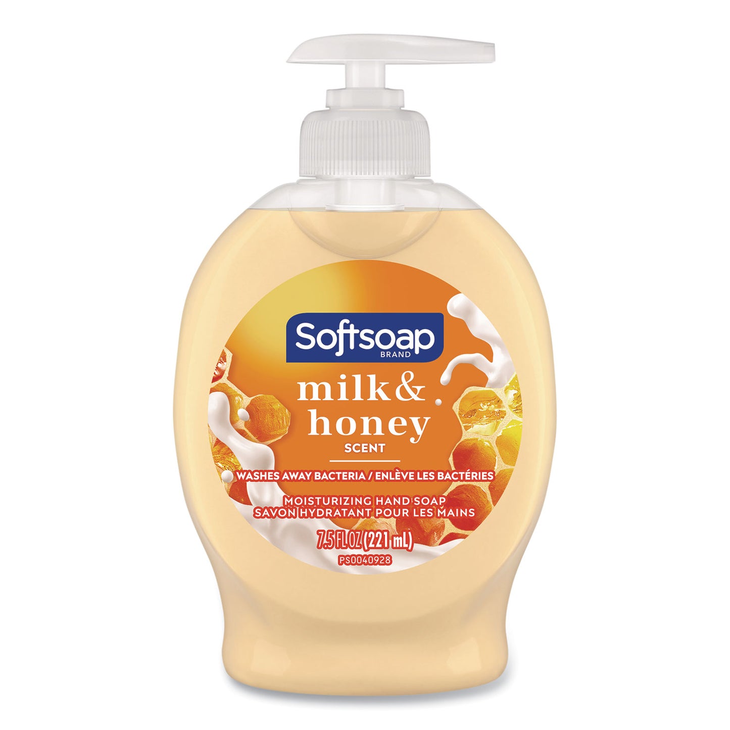 Softsoap® Liquid Hand Soap Pumps, Milk and Golden Honey Scent, 7.5 oz Pump Bottle (CPC29094EA)