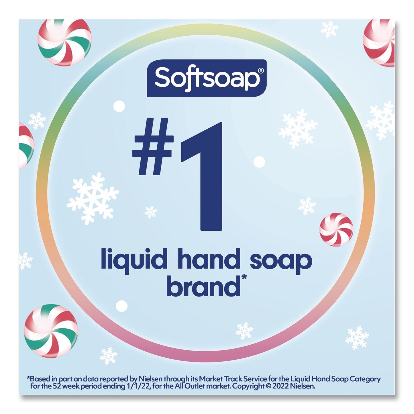 Softsoap® Limited Edition Frosty Mint Liquid Hand Soap, Peppermint Scent, 11 oz Pump Bottle (CPC61023761)