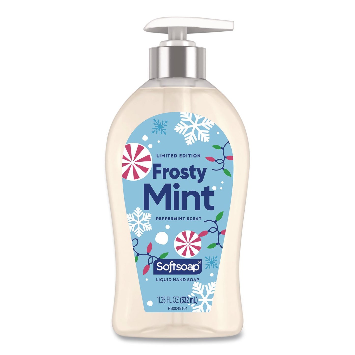 Softsoap® Limited Edition Frosty Mint Liquid Hand Soap, Peppermint Scent, 11 oz Pump Bottle (CPC61023761)