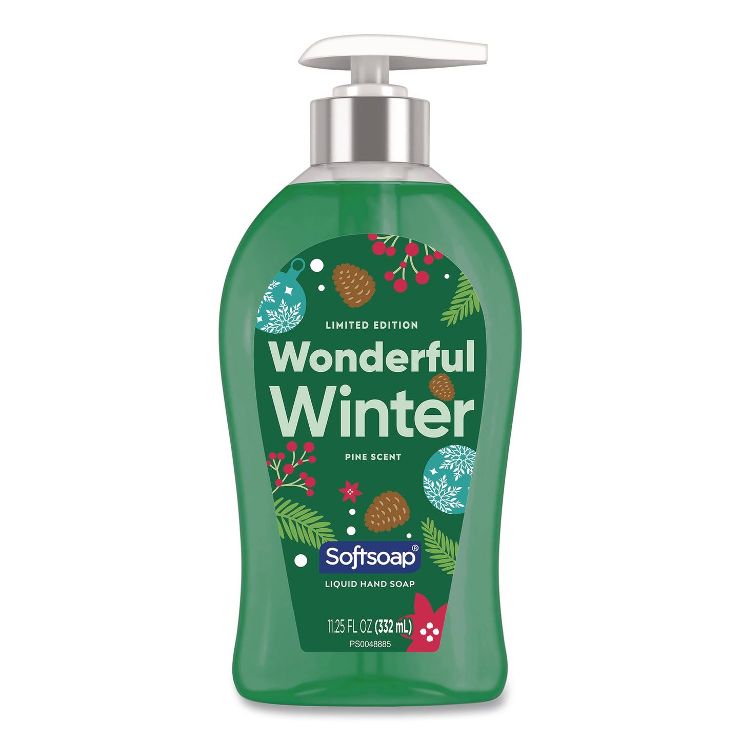 Softsoap® Limited Edition Wonderful Winter Liquid Hand Soap, Pine Scent, 11.25 oz Pump Bottle (CPC61023766)