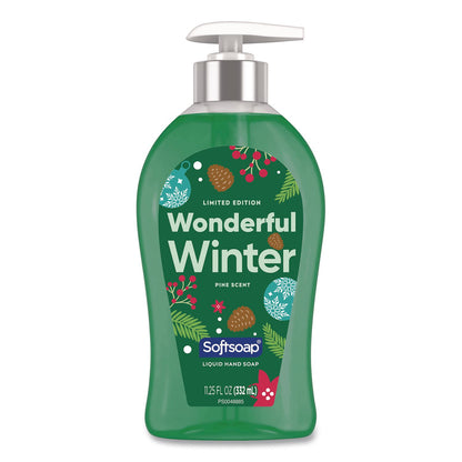 Softsoap® Limited Edition Wonderful Winter Liquid Hand Soap, Pine Scent, 11.25 oz Pump Bottle (CPC61023766)