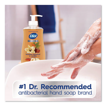 Dial® Antibacterial Liquid Hand Soap, Limited Edition, Toasted Hazelnut and Vanilla Scent, 11 oz Pump Bottle (DIA1700035945)