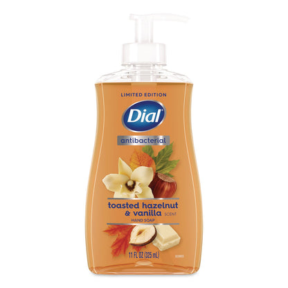 Dial® Antibacterial Liquid Hand Soap, Limited Edition, Toasted Hazelnut and Vanilla Scent, 11 oz Pump Bottle (DIA1700035945)