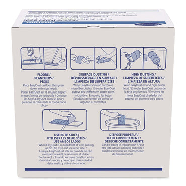 Diversey™ EasyDust Single-Use Dusting Sheets, 5 x 6, 250 Dusters/Box, 6 Boxes/Carton (DVO9292466)