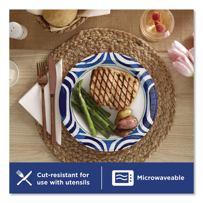 Dixie® Ultra® Paper Plate with Flex-Proof Technology, 10" dia, Multicolor, 64/Pack (DXE16525)