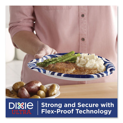 Dixie® Ultra® Paper Plate with Flex-Proof Technology, 10" dia, Multicolor, 64/Pack (DXE16525)