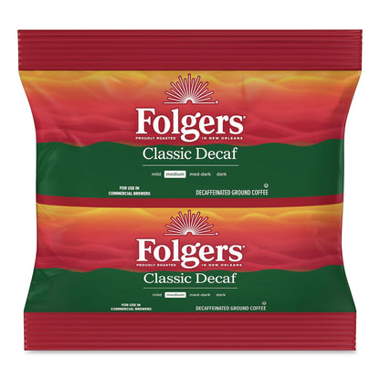 Folgers® Classic Decaf Ground Coffee Fraction Pack, 5.4 oz Packet, 30/Carton (FOLPRO44255)