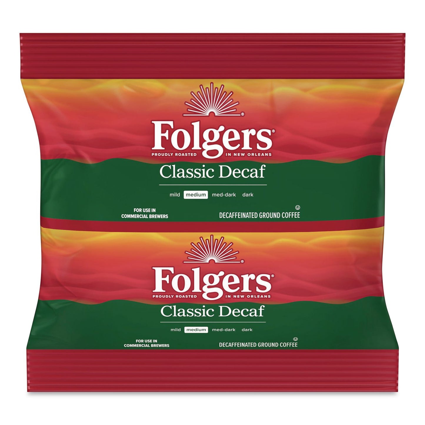 Folgers® Classic Decaf Ground Coffee Fraction Pack, 2.7 oz Packet, 50/Carton (FOLPRO44269)
