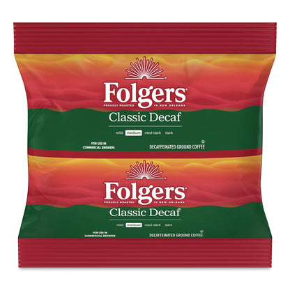 Folgers® Classic Decaf Ground Coffee Fraction Pack, 2.7 oz Packet, 50/Carton (FOLPRO44269)