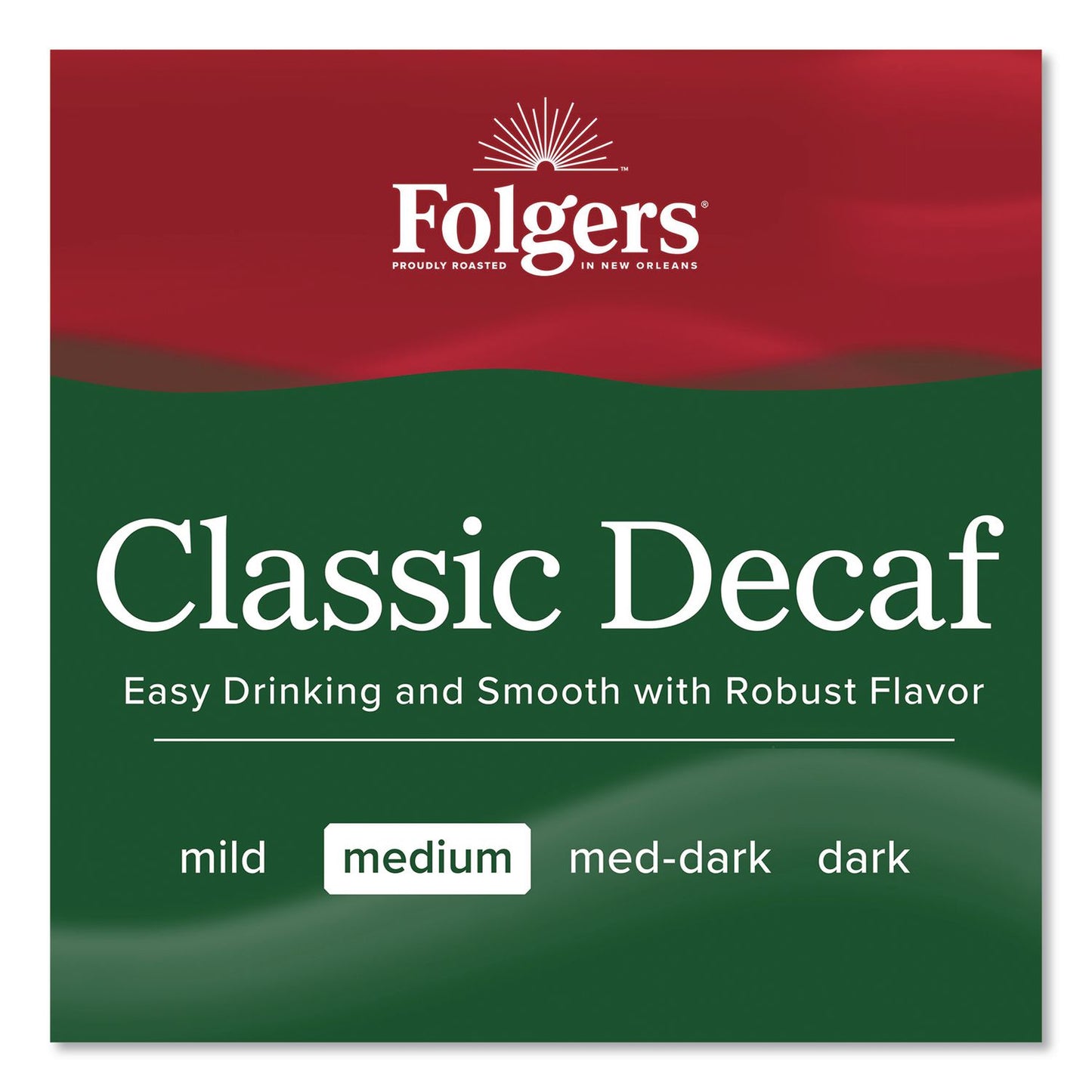 Folgers® Classic Decaf Ground Coffee Fraction Pack, 2.7 oz Packet, 50/Carton (FOLPRO44269)