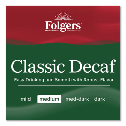 Folgers® Classic Decaf Ground Coffee Fraction Pack, 2.7 oz Packet, 50/Carton (FOLPRO44269)
