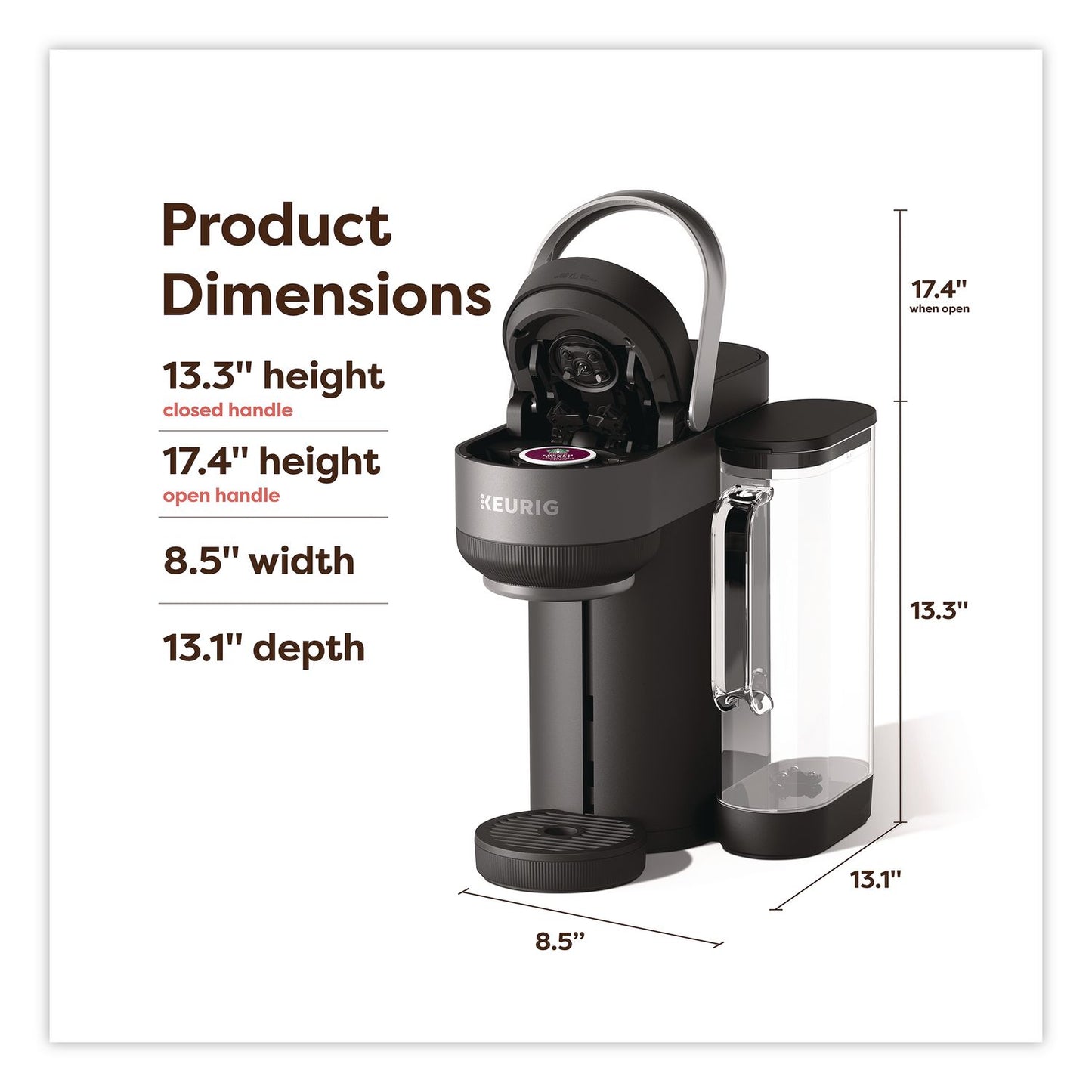 Keurig® K-Crema 9-Cup Single Serve Coffee Maker, Black (GMT5000380920)