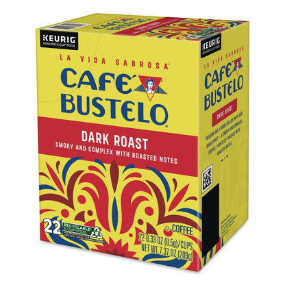 Café Bustelo Cafe Bustelo Dark Roast Coffee K-Cup, 22/Box (GMT5000389574)
