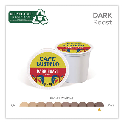 Café Bustelo Cafe Bustelo Dark Roast Coffee K-Cup, 22/Box (GMT5000389574)