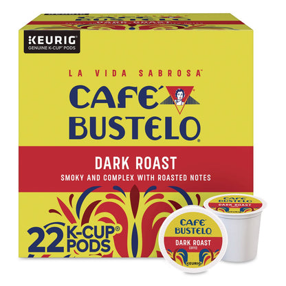 Café Bustelo Cafe Bustelo Dark Roast Coffee K-Cup, 22/Box (GMT5000389574)