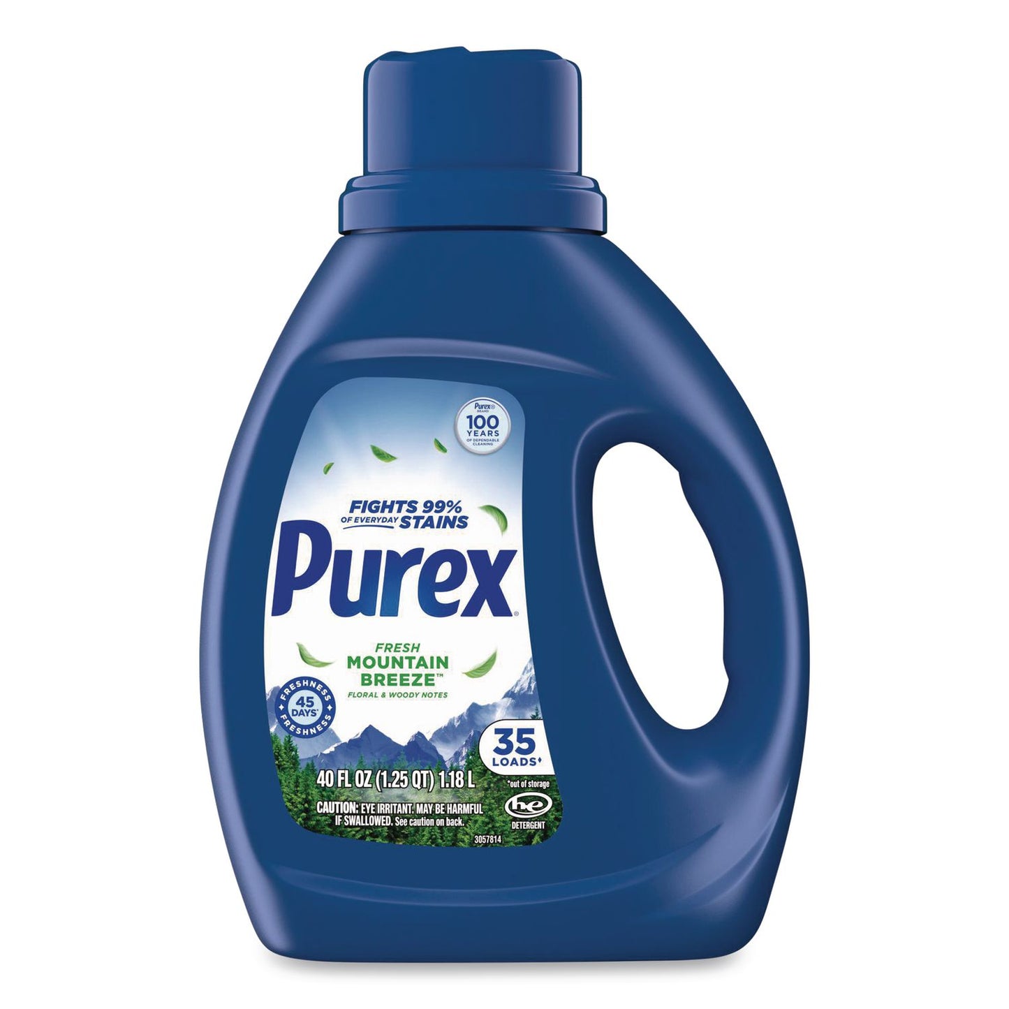 Purex® Mountain Breeze Liquid Laundry Detergent, 35 Loads, 40 oz Bottle, 6/Carton (DIA05598CT)