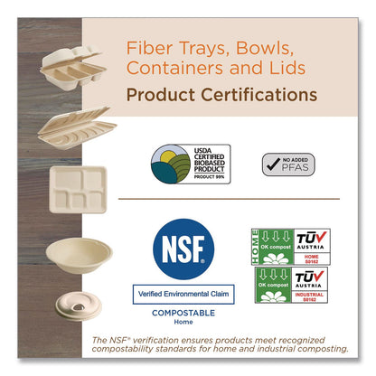 World Centric® Fiber Bowls, 20 oz, 6 x 6 x 1.7, Natural, 20/Pack (WORBORTSCU11)