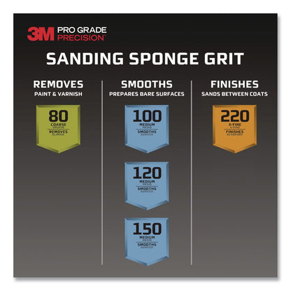 3M™ Pro Grade Precision Sanding Block Sponge (MMMFSB120PGP1T)