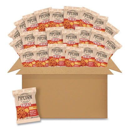 Pip's Heirloom Snacks™ Pipcorn Fries, Fiery Cheddar, 1 oz Bag, 24/Carton (PHRPSK88504)