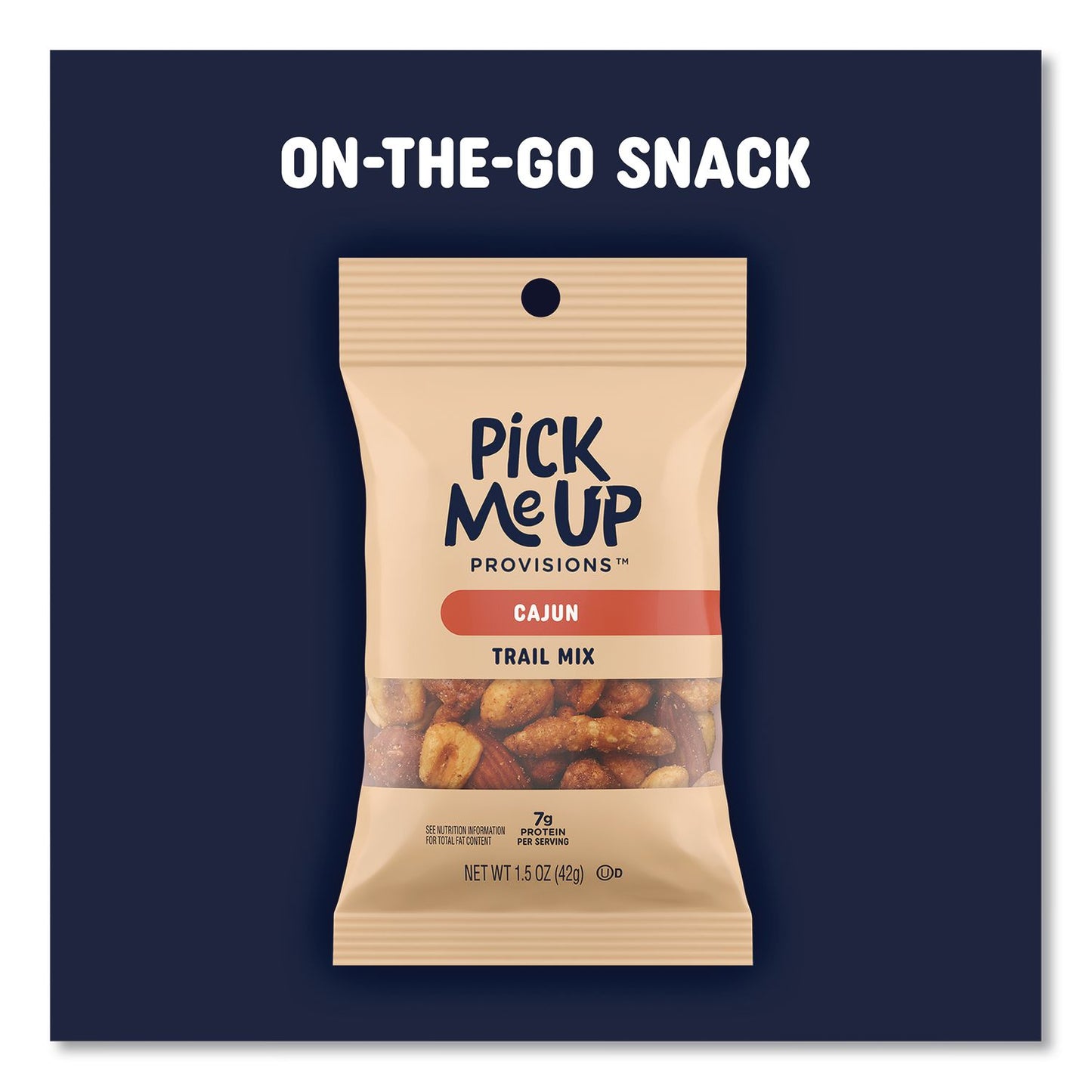 Pick Me Up Provisions™ Cajun Trail Mix, 1.5 oz Packet, 48/Box (PIEPM63389)