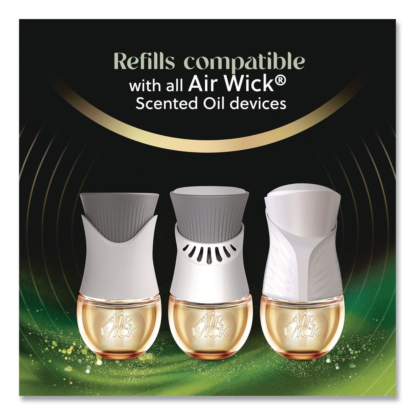Air Wick® Vibrant Scented Oil Warmer Refill, Limited Edition, White Cranberry and Sugared Currants, 0.67 oz, 2/Pack (RAC6233800898)