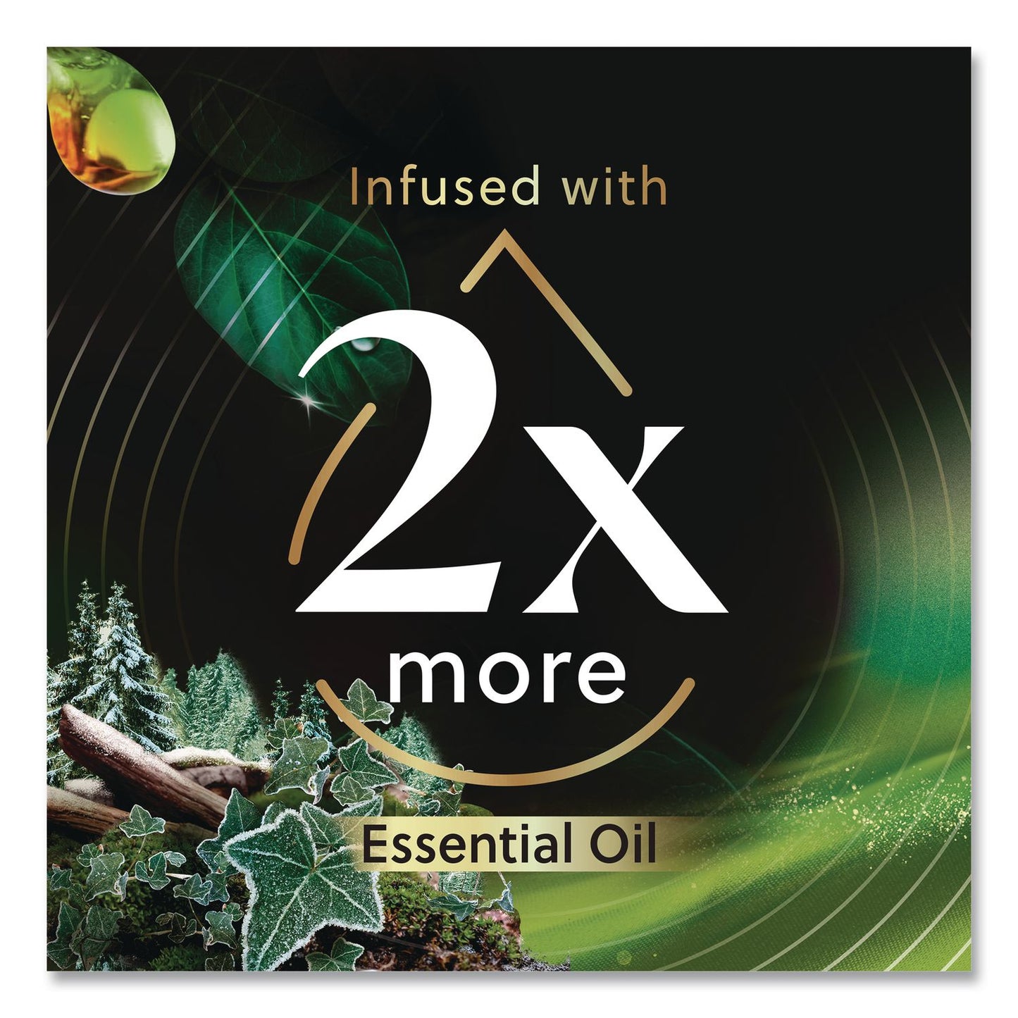 Air Wick® Vibrant Scented Oil Warmer Refill, Limited Edition, Winter Woods and Frosted Ivy, 0.67 oz, 2/Pack (RAC6233803463)