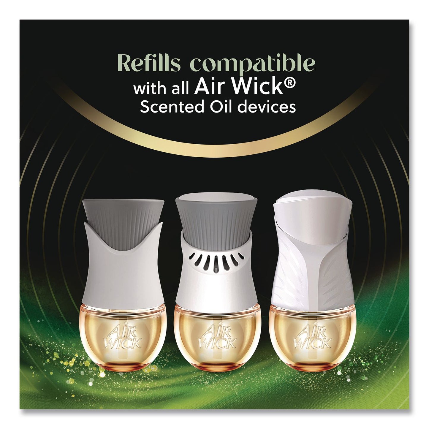 Air Wick® Vibrant Scented Oil Warmer Refill, Limited Edition, Winter Woods and Frosted Ivy, 0.67 oz, 2/Pack (RAC6233803463)