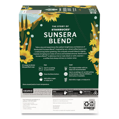 Starbucks® Sunsera Blend Coffee K-Cup, 22/Box (SBK65271)