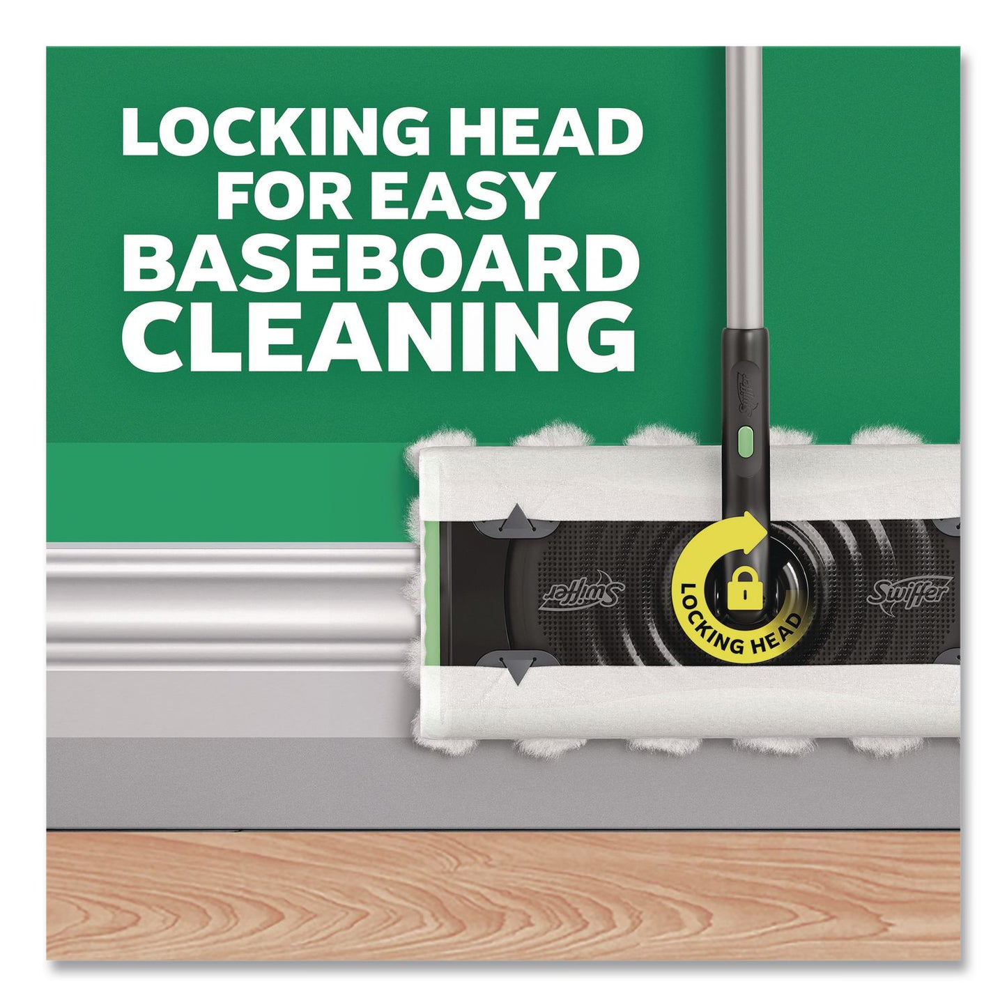 Swiffer® Sweep and Mop 2-in-1 Dry + Wet Floor Deluxe Mopping and Sweeping Kit, Silver Handle (PGC16413)