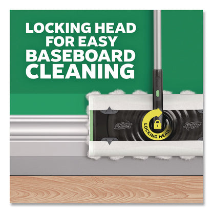 Swiffer® Sweep and Mop 2-in-1 Dry + Wet Floor Deluxe Mopping and Sweeping Kit, Silver Handle (PGC16413)