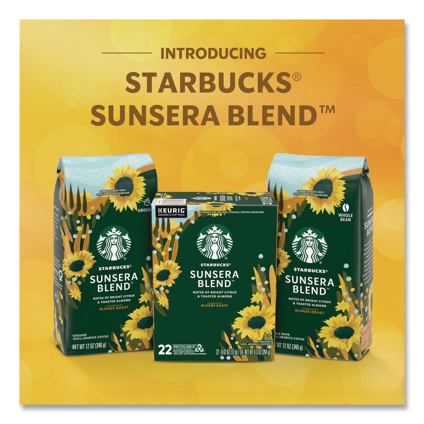 Starbucks® Sunsera Blend Coffee K-Cup, 22/Box (SBK65271)