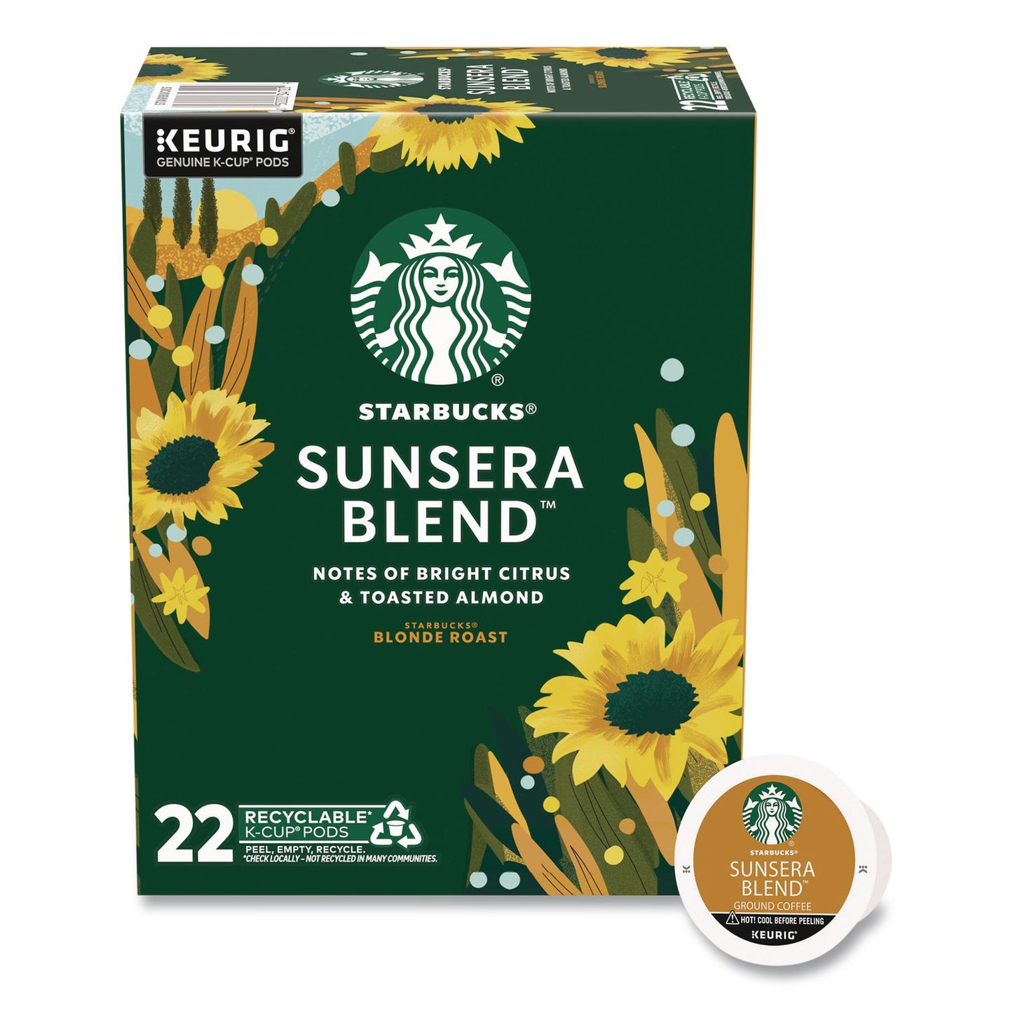 Starbucks® Sunsera Blend Coffee K-Cup, 22/Box (SBK65271)