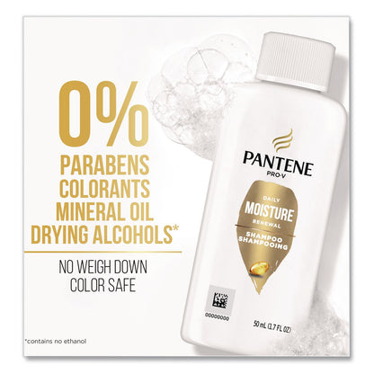 Pantene Pro V Daily Moisture Renewal Shampoo, Unscented, 1.7 oz, 36/Carton (PGC18785CT)