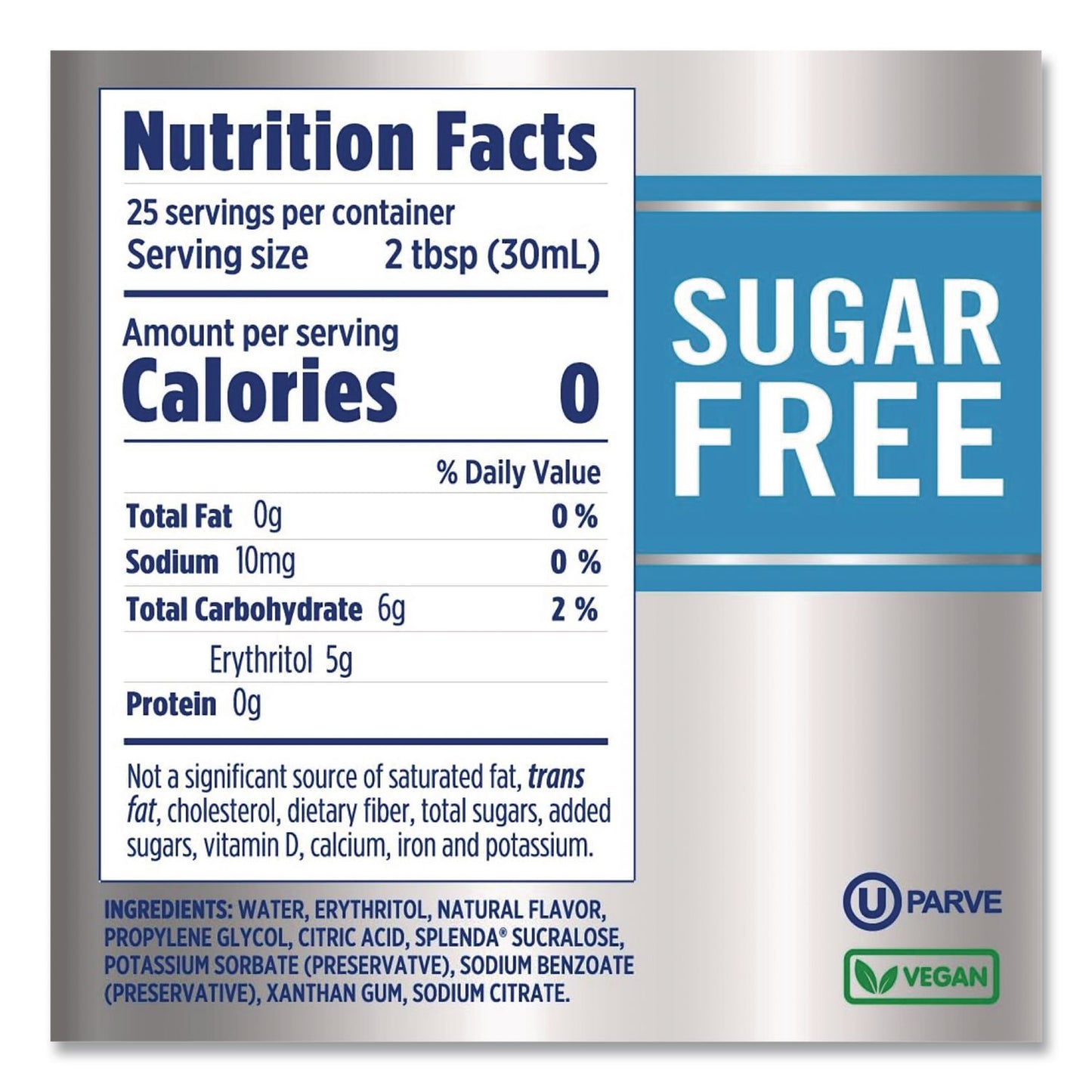 Splenda® Sugar-Free Coffee Syrup, French Vanilla, 25.4 oz Bottle, 6/Carton (SNHHFP00583)