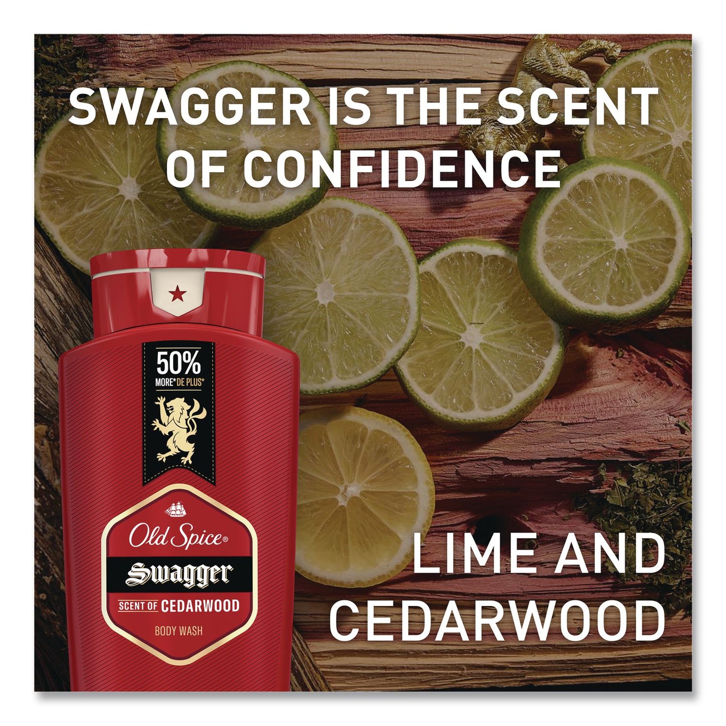 Old Spice® Red Zone Body Wash, Swagger/Cedarwood Scent, 3 oz, 24/Carton (PGC86423CT)