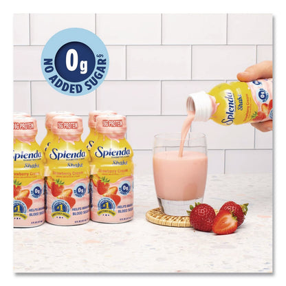 Splenda® Diabetes Care Sugar-Free Shake, Strawberry Cream, 14 oz Bottle, 24/Carton (SNHHFP00659)