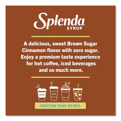 Splenda® Sugar-Free Coffee Syrup, Brown Sugar Cinnamon, 25.4 oz Bottle, 6/Carton (SNHHFP00696)