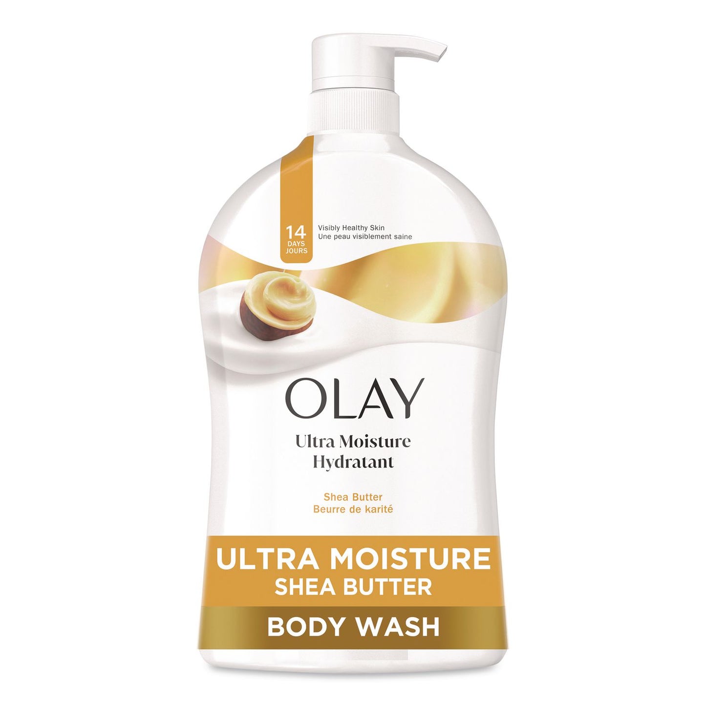 Olay® Ultra Moisture Body Wash, Shea Butter Scent, 33 oz Pump Bottle (PGC97494)