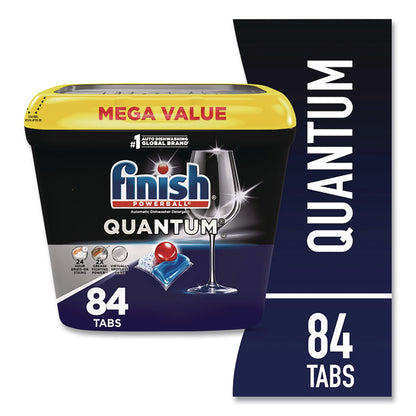 FINISH® Powerball Quantum Dishwasher Tabs, Fresh Scent, Tub, 84 Tabs (RAC5170099889)