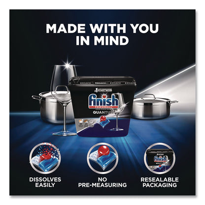 FINISH® Powerball Quantum Dishwasher Tabs, Fresh Scent, Tub, 84 Tabs (RAC5170099889)