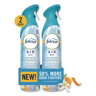 Febreze® AIR, Refresh and Energize, 8.1 oz, Aerosol Spray, 2/Pack (PGC2040991926)
