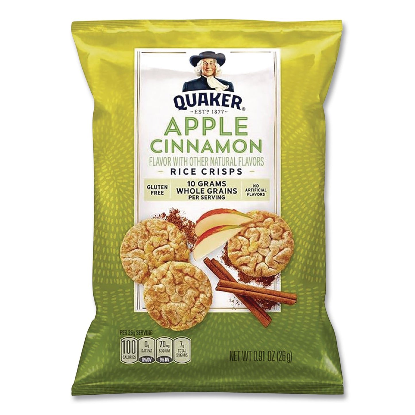 Quaker® Rice Crisps, Sweet and Savory Mix, Assorted Flavors, (7) 0.67 oz Bags, (8) 0.91 oz Bags (QKRQUA57840)