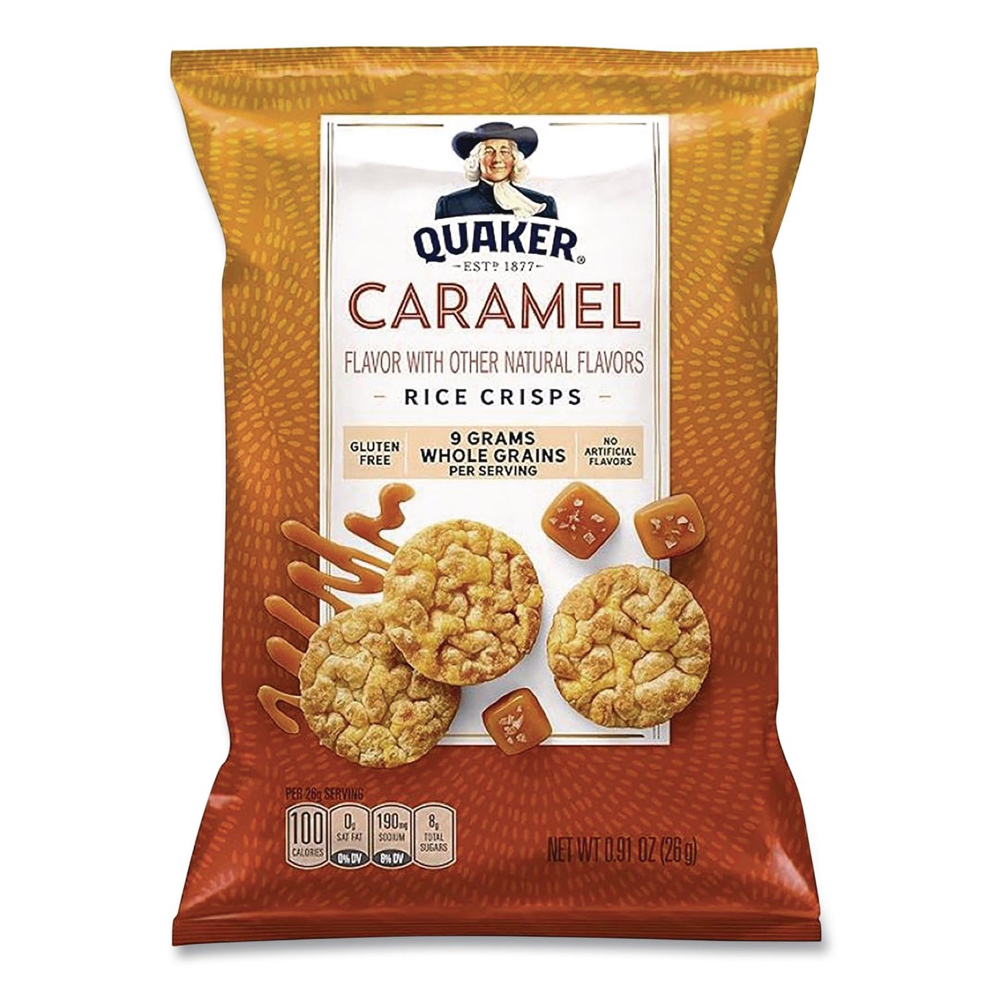 Quaker® Rice Crisps, Sweet and Savory Mix, Assorted Flavors, (7) 0.67 oz Bags, (8) 0.91 oz Bags (QKRQUA57840)