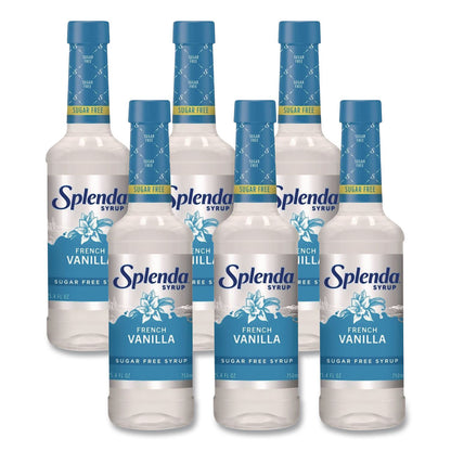 Splenda® Sugar-Free Coffee Syrup, French Vanilla, 25.4 oz Bottle, 6/Carton (SNHHFP00583)