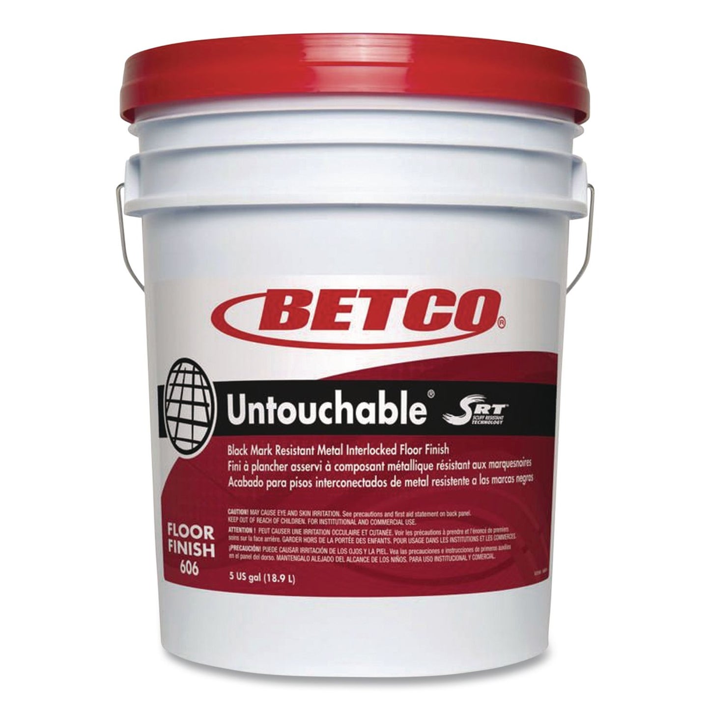 Betco® Untouchable Floor Finish with SRT, 5 gal Pail (BET6060500)