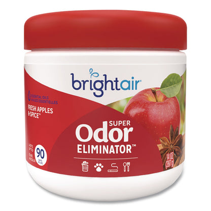 BRIGHT Air® Super Odor Eliminator, Fresh Apples and Spice, 14 oz Jar (BRI900194)