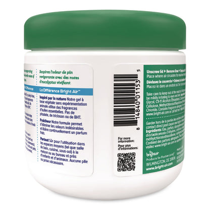 BRIGHT Air® Super Odor Eliminator, Forest Pine and Eucalyptus, 14 oz Jar (BRI901277)