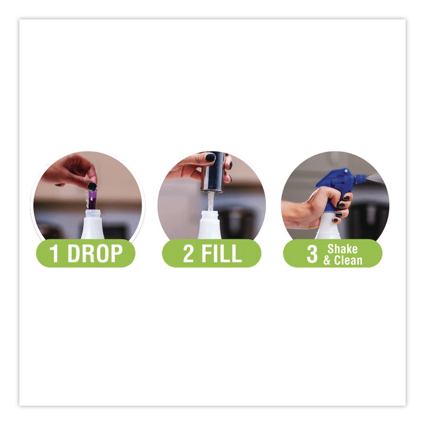 Diversey™ Aqua ChemPacs All Purpose Heavy Duty Cleaner, Lavender Scent, 20 ChemPacs/Bag (DVO9320955EA)