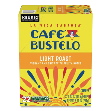 Café Bustelo Cafe Bustelo Light Roast Coffee K-Cup, 22/Box (GMT5000389553)