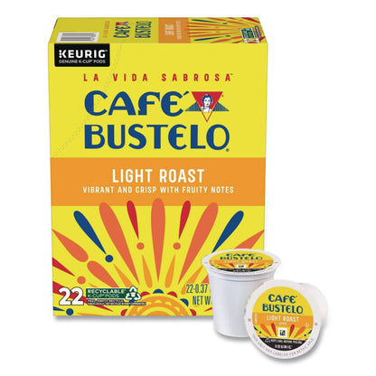 Café Bustelo Cafe Bustelo Light Roast Coffee K-Cup, 22/Box (GMT5000389553)